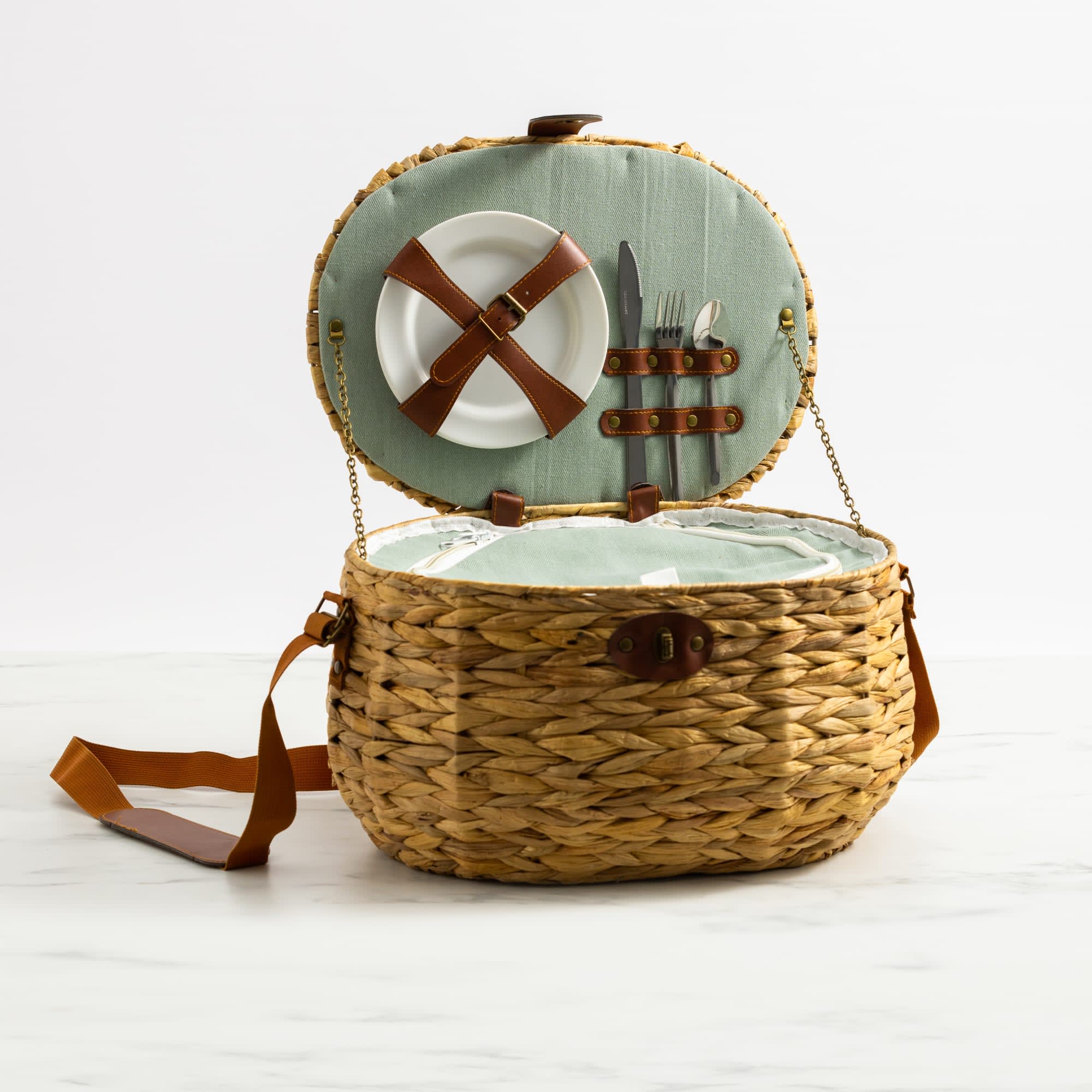 Picnic Basket 2 Person with Cooler Insert Sage Kitchen Warehouse™